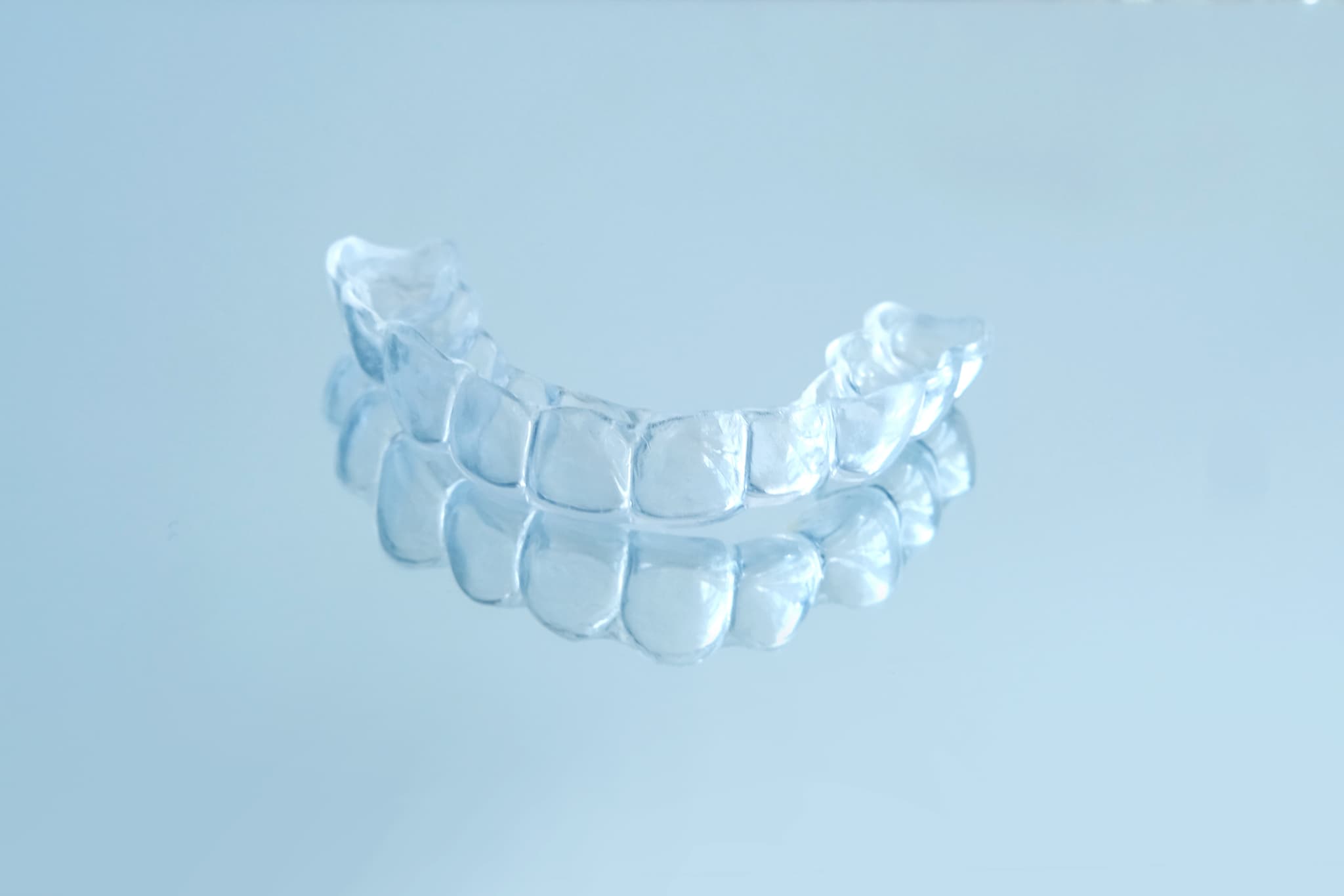 矯正で使用するマウスピース